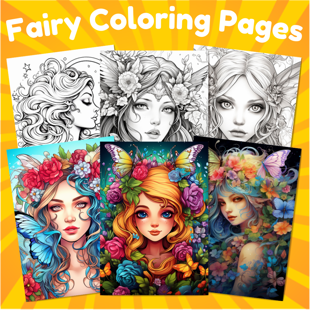 Fairy Coloring Pages